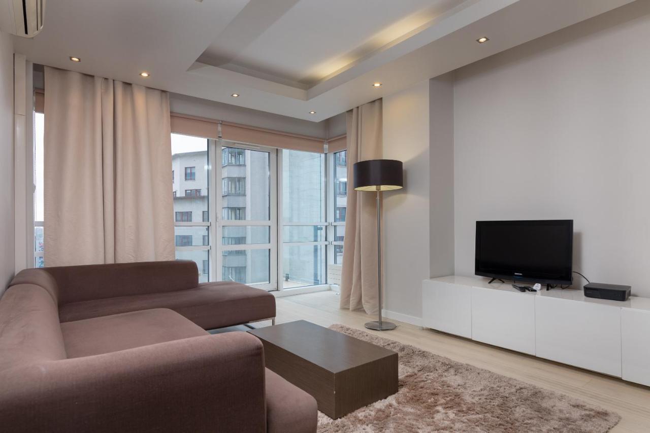 Grzybowska Platinum Apartment Tower A Warschau Exterior foto